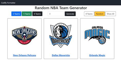random nba team generator.